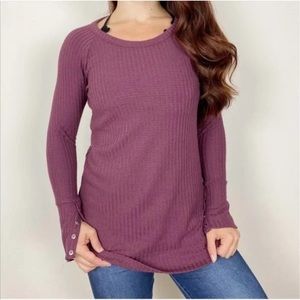 Chaser | Long Sleeve Waffle Thermal Top